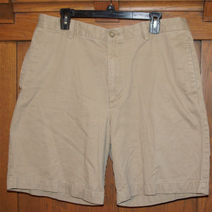 IZOD Men's Khaki Shorts Casual Traditional